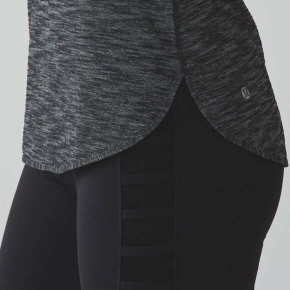 Lululemon What The Sport Singlet II Heathered Black 17450 - Picture 14 of 14